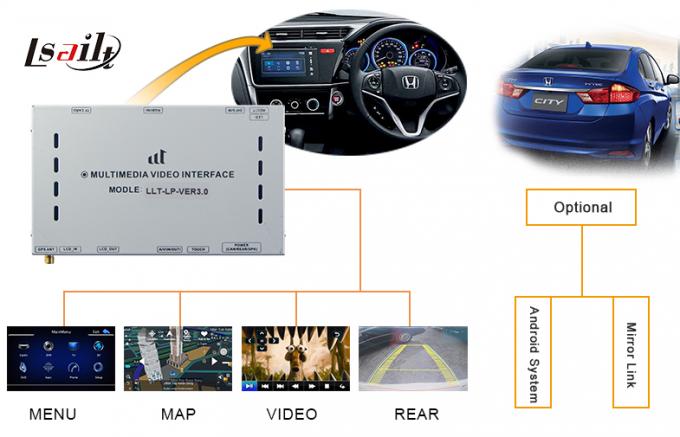 Honda Video Interface GPS Navi, Upgrade Kit Untuk Jade kanan Tangan Mengemudi
