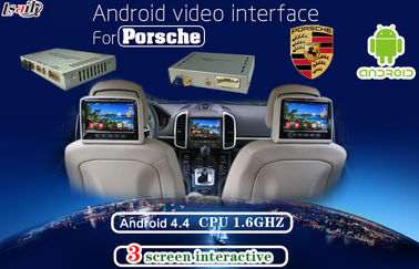 Multimedia Android Auto Interface untuk Porsche PCM 4.0, mendukung tampilan Headrest Monitor