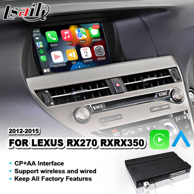 Lsait Wireless Carplay Android Auto Antarmuka untuk Kontrol Mouse Lexus RX270 RX350 RX 350 2012-2015