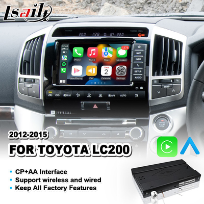Toyota Wireless Carplay Antarmuka Integrasi Otomatis Android untuk Land Cruiser LC200 2012-2015