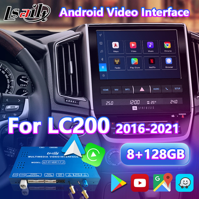 Lsailt Android Multimedia Carplay Interface untuk Toyota Land Cruiser 200 LC200 VX VXR VX-R 2016-2021