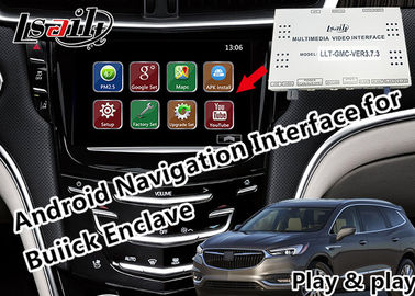 Antarmuka Otomatis Android GPS untuk Enclave Envision Encore Regal 2014-2018 mendukung CarPlay Miracast yandex Youtube