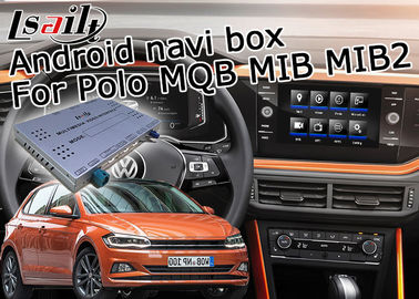 Antarmuka video navigasi Android GPS menampilkan aplikasi google layar untuk VW Polo MQB MIB MIB2 6.5 dan 8 inci