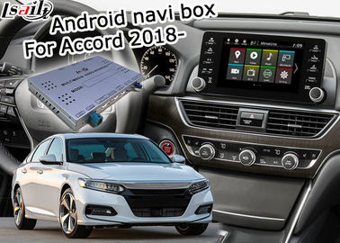 Kotak navigasi mobil untuk antarmuka video musik navigasi Honda 10 Accord Offline memutar video