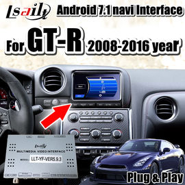 Android Auto Interface untuk GT-R 2008-2016 dengan sistem navigasi Android 7.1, carplay nirkabel oleh Lsailt