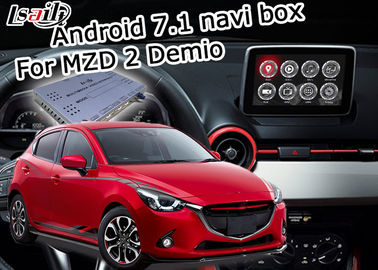 Mazda 2 Demio Android 7.1 Car Navigation Box antarmuka video opsional carplay android auto