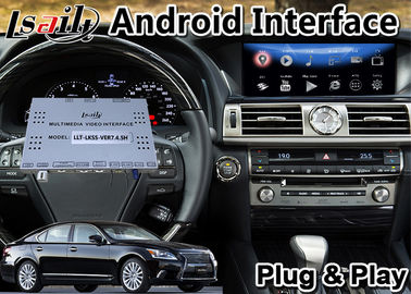 Lsailt Android 9.0 Lexus Antarmuka Video untuk LS460 LS 600H Kontrol Mouse dukungan menambahkan carplay nirkabel android auto