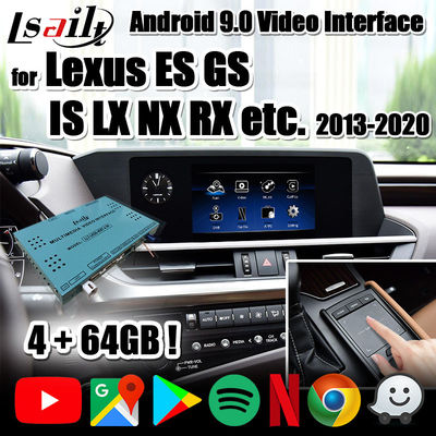 Antarmuka Multimedia CarPlay/Android 4 GB untuk Lexus dengan YouTube, NetFlix, Waze NX LX GX RX LC CT RC LS