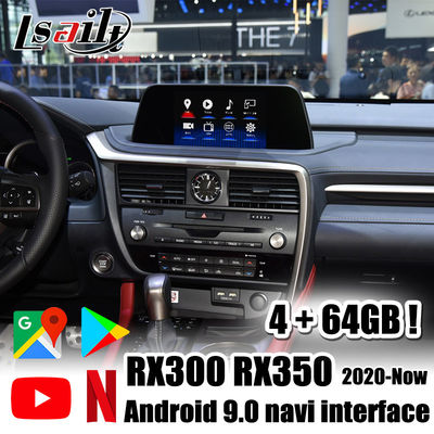 Dukungan Antarmuka Video CarPlay/Android Sistem Lexus untuk Memutar Video HD 4K, Kamera Belakang untuk RX300h RX350