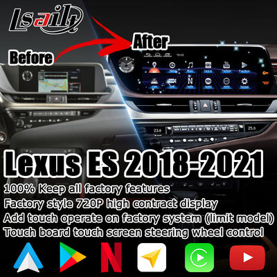 Penyesuaian DSP ES300h Lsailt Lexus Layar Sentuh 12.3&quot; Android Auto Carplay ADAS