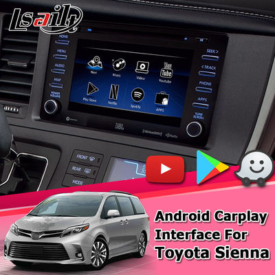 Sistem Android Carplay Box Layar Sentuh Asli Dikendalikan Untuk Toyota Sienna