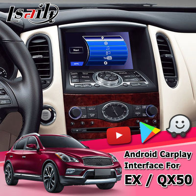 Sistem Navigasi Mobil Infiniti QX50 / EX EX35 EX37 Dengan Tampilan otomatis android carplay