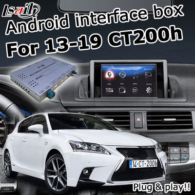 Lexus CT200h 2011-2019 Kotak Navigasi Mobil 3GB RAM antarmuka video kecepatan cepat carplay android auto