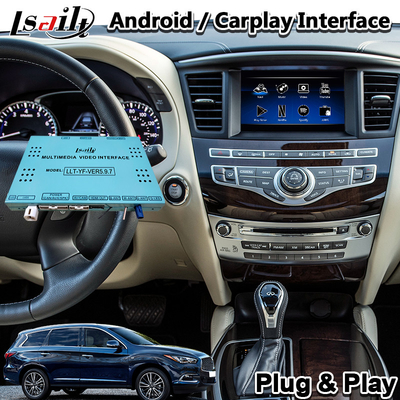 Infiniti QX60 Android Carplay Antarmuka Video Multimedia Kotak Navigasi GPS Mobil