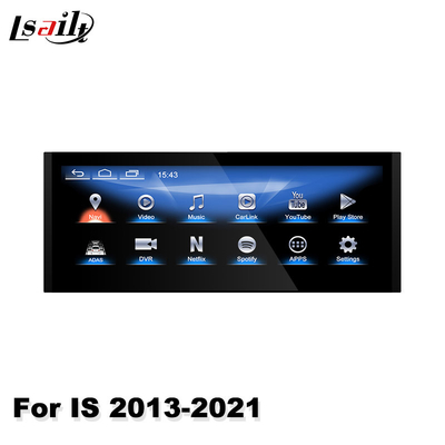 Lsailt 10.25 Inci Mobil Multimedia Android Carplay Layar Untuk Lexus IS350 IS200T IS300H IS250