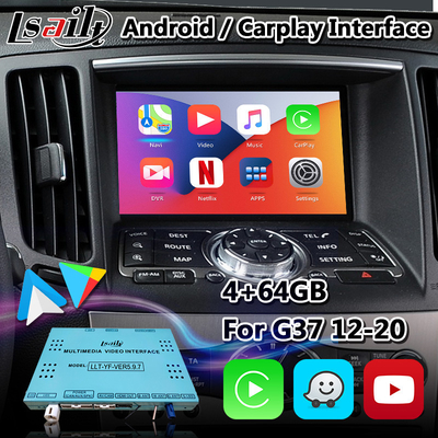 Antarmuka Android Carplay untuk Infiniti G37 Dengan Navigasi GPS Android Auto NetFlix