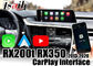 Antarmuka Carplay Nirkabel Berkabel Android Auto Untuk Lexus RX200t RX350 RX450h 2013-2020