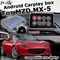 Mazda MX-5 MX5 FIAT 124 Android auto carplay Box dengan antarmuka video kontrol kenop asal Mazda