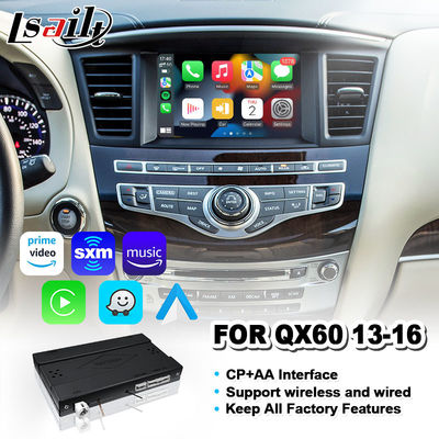 Lsailt Wireless Carplay Android Auto Antarmuka Untuk Infiniti QX60 2013-2016
