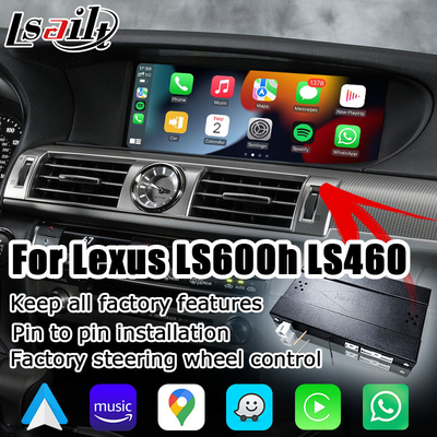 Upgrade carplay nirkabel untuk Lexus LS600h LS460 2012-2017 12 display android auto screen mirroring oleh Lsailt
