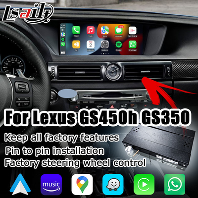 Antarmuka mobil android carplay nirkabel untuk Lexus GS450h GS350 GS200t oleh Lsailt