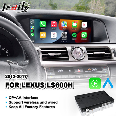 Antarmuka Carplay Nirkabel untuk Lexus LS600H LS460 LS460L AWD F Sport LS 2012-2017