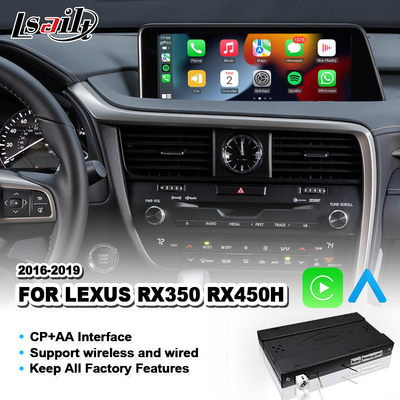 Lexus Carplay Android Auto Interface untuk RX450H RX350 RX 350 Pengendalian Mouse 2016-2019