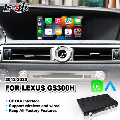 Car Integration Carplay Android Auto Interface untuk Lexus GS300H GS 300H 2012-2015