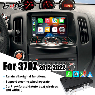 Antarmuka Android Auto CarPlay untuk Nissan 370Z Pathfinder Infiniti QX mendukung kamera belakang
