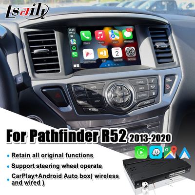 Antarmuka Pathfinder CarPlay termasuk Android Auto, YouTube, Bluetooth berfungsi untuk Nissan