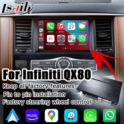 Infiniti QX80 OEM style Android auto wireless carplay solusi peningkatan kompatibel Australia