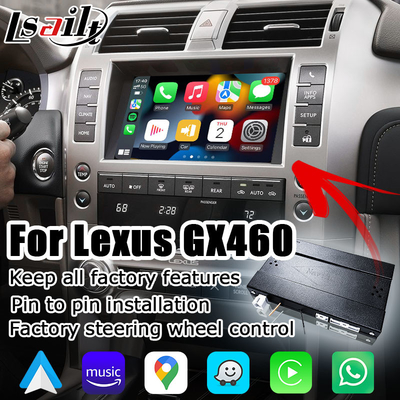 Apple carplay Android auto upgrade untuk Lexus GX460 OEM style mengintegrasikan upgrade