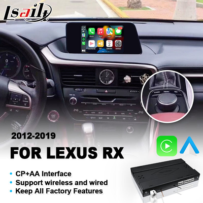 Wireless Carplay Interface untuk Lexus RX350L RX450L RX350 RX450h RX200t RX Knob Control 2016-2019