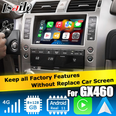 Antarmuka video multimedia Lexus GX460 Android 13 Carplay android auto