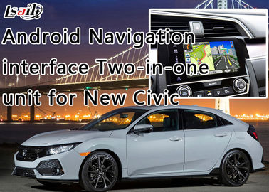 Sistem Navigasi Antarmuka Otomatis Android Unit All-in-one untuk Civic 2016 - 2017