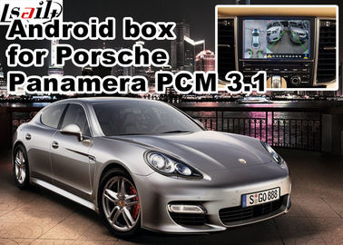 Kotak navigasi GPS Android untuk Porsche Macan Cayenne Panamera PCM 3.1 Andrid app 360 panorama dll