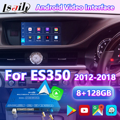 8+128GB Lsailt Android Navigasi Video Interface Untuk Lexus ES 350 300h 250 200 XV60 Pengendalian Mouse 2012-2018