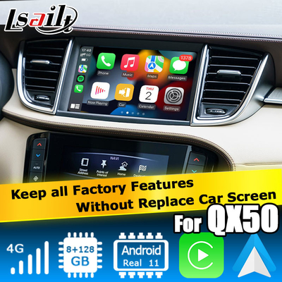 Carplay Navigasi Android Navigasi Video Interface Infiniti QX50 2018