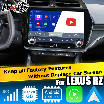 Lexus RZ Android 13 antarmuka multimedia 8+128GB Qualcomm Octa core carplay android auto