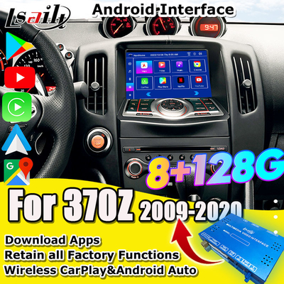HDMI 8G Android Multimedia Interface dengan CarPlay, YouTube, Google Play, NetFlix Untuk Nissan Patrol 370Z Quest, Android 13
