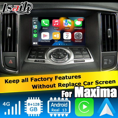 Nissan Maxima A35 Android 13 carplay antarmuka video multimedia mobil android