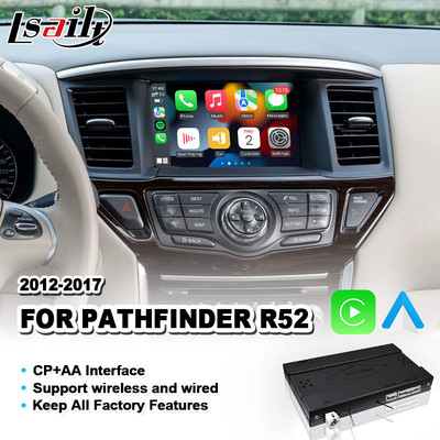 Lsailt Android Auto Wireless Carplay Interface Untuk 2012-2017 Nissan Pathfinder R52