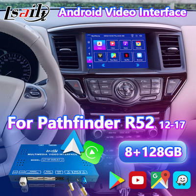 Antarmuka Video Android Lsailt untuk Nissan Pathfinder R52 Dengan Carplay Nirkabel Android Auto