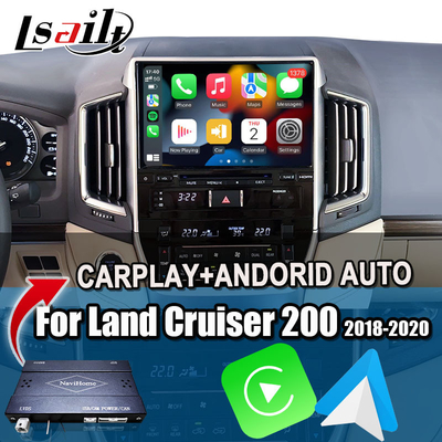 Wireless CarPlay Interface untuk Toyota Land Cruiser 200 GX-R,VX-R 2018-2021 Fujitsu Head Unit Dengan Android Auto, Sistem Linux