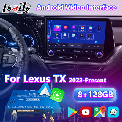 Lsailt Android Carplay Multimedia Video Interface untuk 2023-Present Lexus TX TX350 TX500h