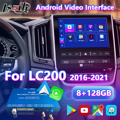 Antarmuka Video Multimedia Android Lsailt untuk Toyota Land Cruiser 200 LC200 VX VXR VX-R 2016-2021