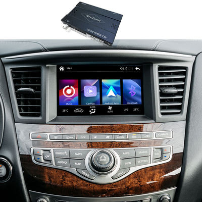 Antarmuka CarPlay untuk Infiniti QX60 JX35 2008-2017 Modul Peningkatan Car Play Android Auto, Mirroring, Suhu AC