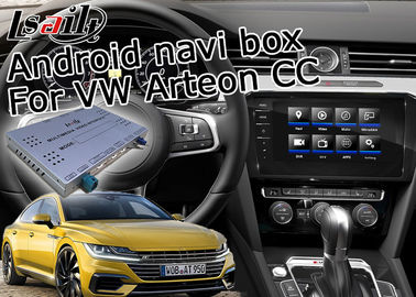 Antarmuka Video Mobil Volkswagen Arteon Android GPS Navigasi Suara Aktifkan Dengan Plug / Play