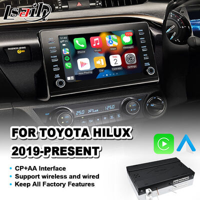 Lsailt Wireless Android Auto Carplay Interface untuk Toyota Hilux 2019