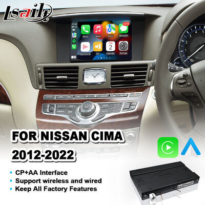 Antarmuka Android Auto Carplay Nirkabel Lsailt untuk Nissan Cima 2012-2022